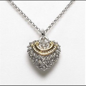 Juicy Couture studded heart necklace